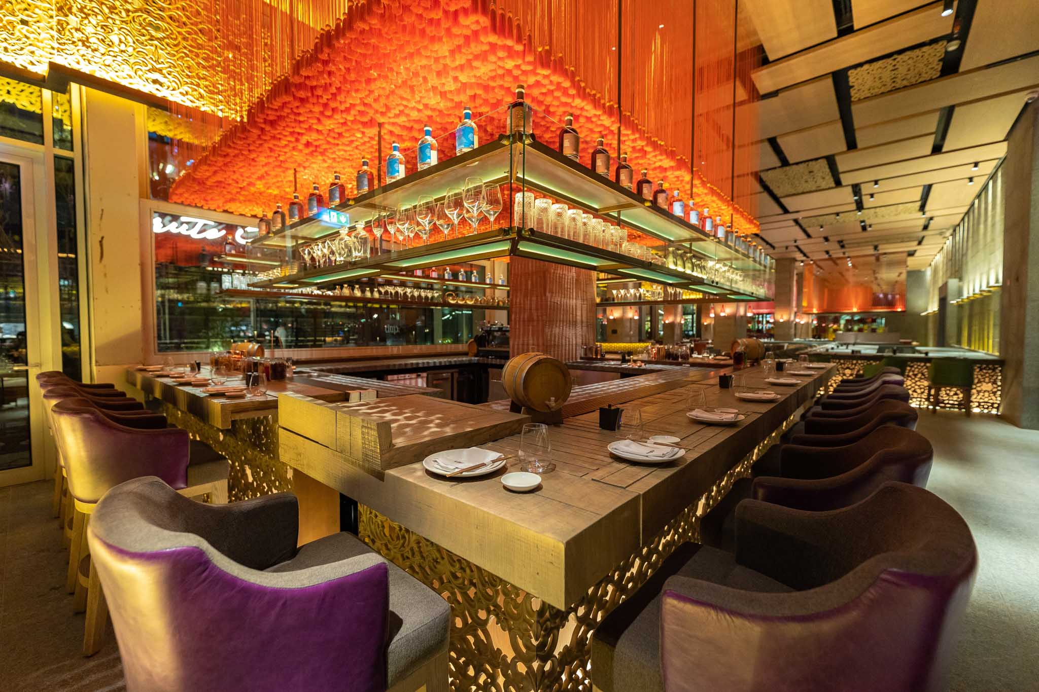 private dining space at CLAP Riyadh, fine dining japanese restaurant & bar